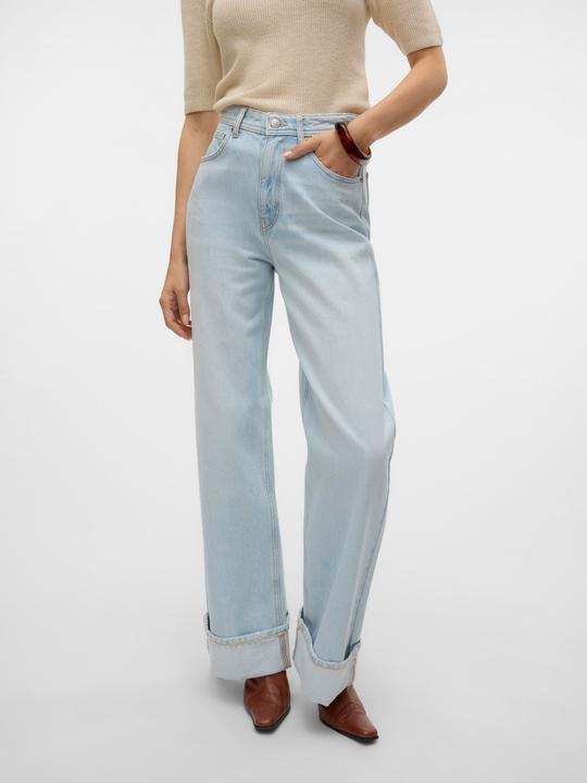 Actual product image Vero Moda VMKATHY Super High Rise Weiter Beinschnitt Jeans Weit geschnitten (W26/L32)