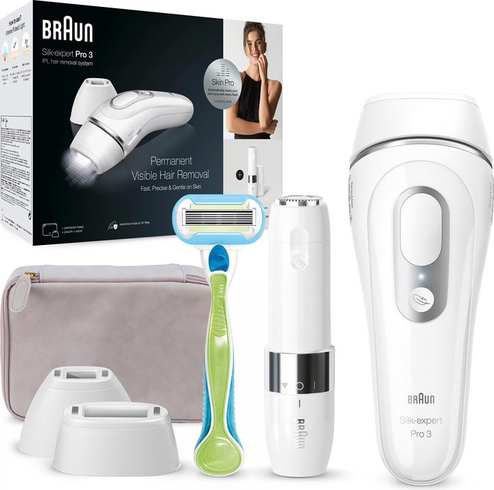Actual product image Braun Silk-expert Pro 3 PL3139 - IPL Pour Femme, Épilateur Lumière Pulsée À Domicile