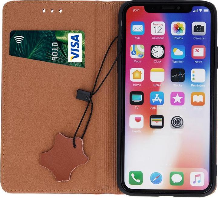 Actual product image OEM Genuine Leather Smart Pro for Samsung Galaxy A36 5G brown