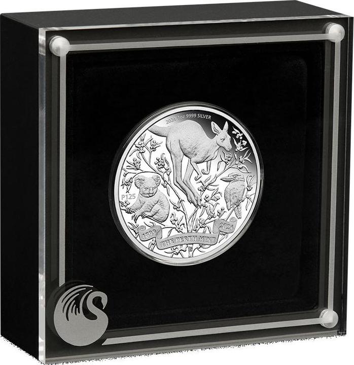 Image du produit The Perth Mint Argent 's 125th Anniversary 1 oz PP - 2024 (999.90, 2024)