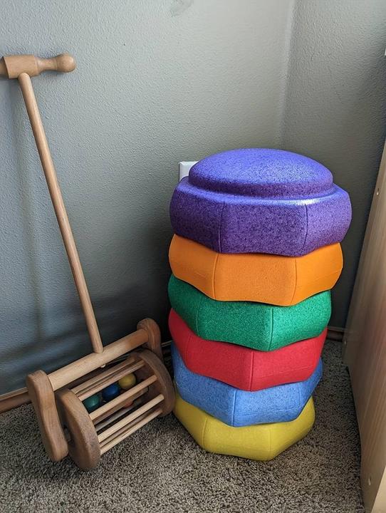 Produktbild Milkii Kinder Balance Spiel, 3er-Set Stepping Stones aus EPP-Schaum