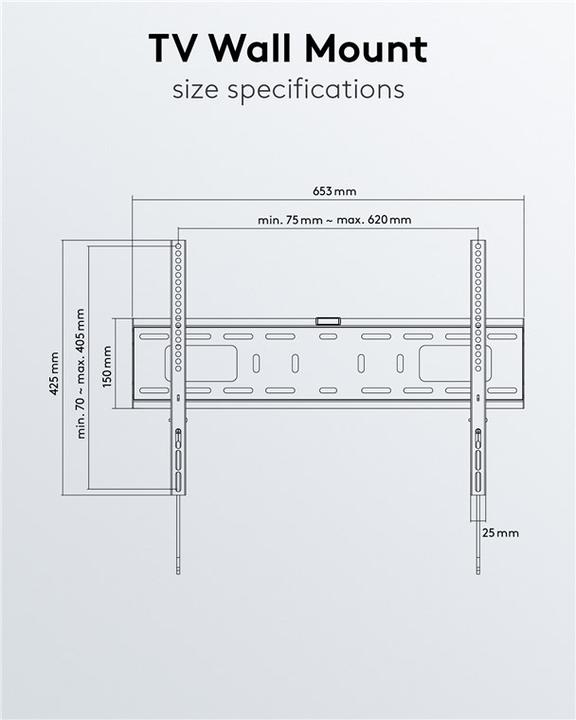 Produktbild Goobay Pro Fixed (Wand, 37", 50 kg)
