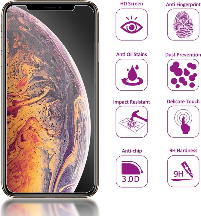Actual product image Nalia Vision protection glass (1 Piece, Apple iPhone X)