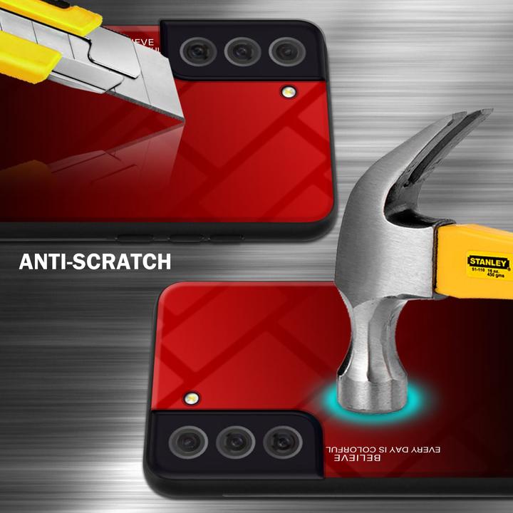 Produktbild Cadorabo TPU 2 Farben Glas Hülle (Samsung Galaxy S22+)