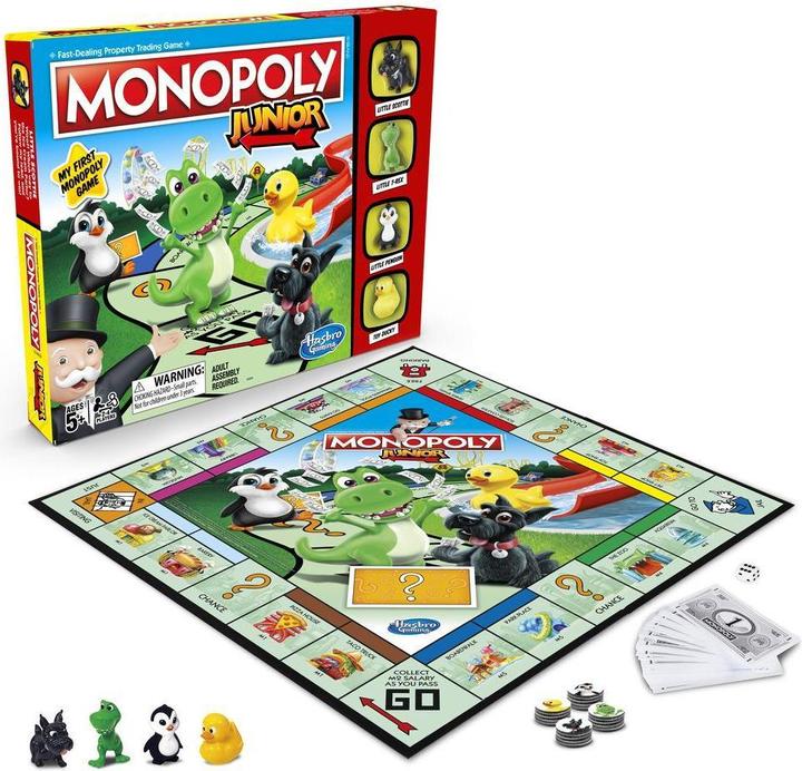 Productafbeelding Hasbro Monopoly Junior Bordspel Economische simulatie (Deens, Noors)