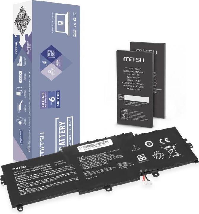 Image du produit Mitsu ASUS ZEN BOOK 3400mAh 39Wh 11,55V