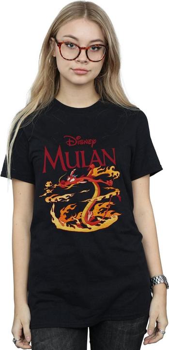 Immagine prodotto Disney Mulan Mushu Dragon Fire Maglietta Ampia Donna (XL)