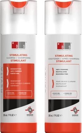 Produktbild DS Laboratories Revita Shampoo und Spülung für Haare Biotin Sulfatfrei DHT Blocker Set 205ml (205 ml, Flüssiges Shampoo)