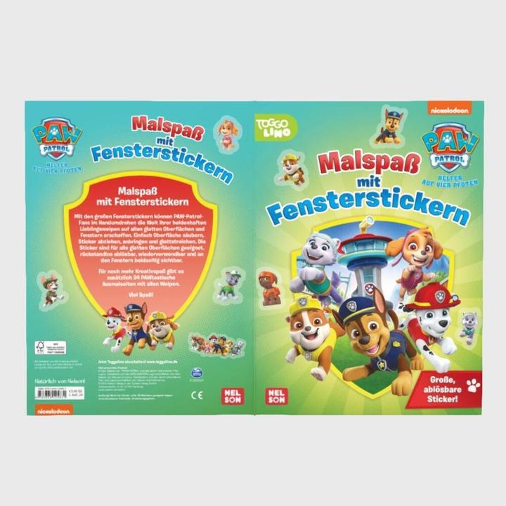 Actual product image PAW Patrol: Colouring fun with window stickers