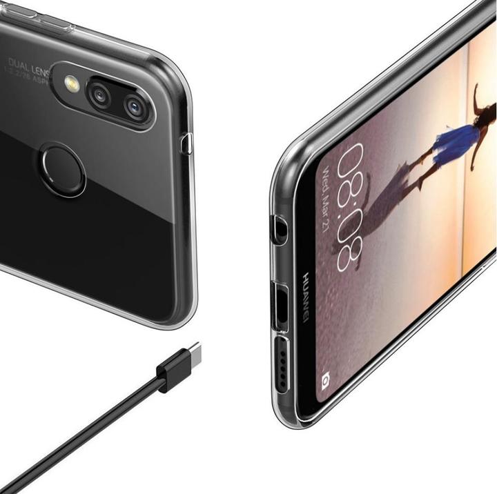 Actual product image Screenguard Huawei P20 Lite Flexible TPU Clear Case (Huawei P20 Lite)