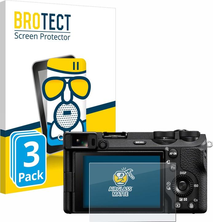 BROTECT AirGlass Panzerglasfolie Matt (Displayschutz, Alpha 6700)