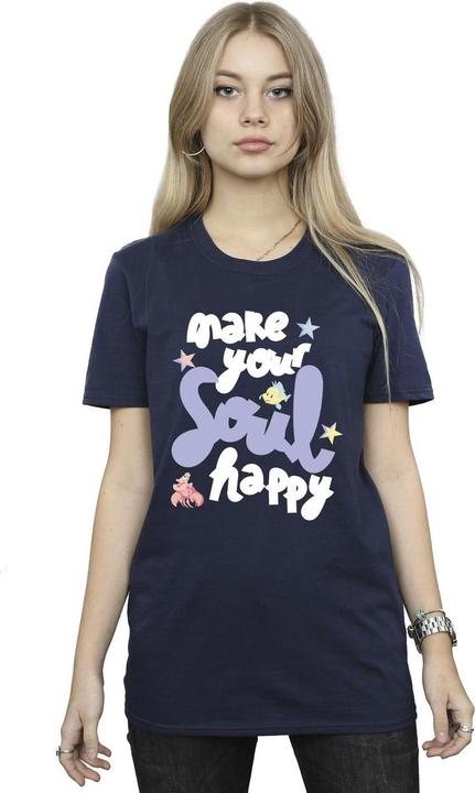 Immagine prodotto Disney The Little Mermaid Happy Maglietta Ampia Donna (XXL)