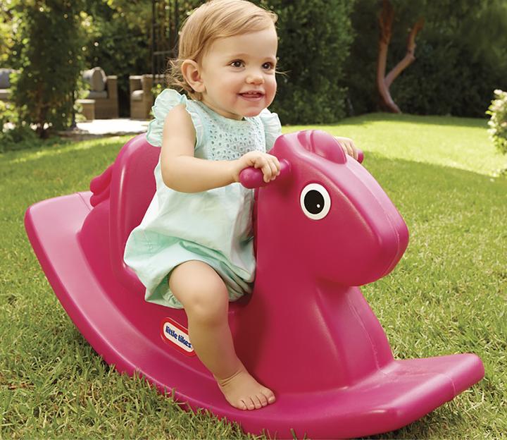 Immagine prodotto Little Tikes Cavallo a dondolo in cartone rosso 173943