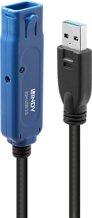 Immagine prodotto Lindy Prolunga attiva USB 3.0 da 20 m Collegamenti USB 3.0 fino a 40 m (20 m, USB 3.2 Gen 1)