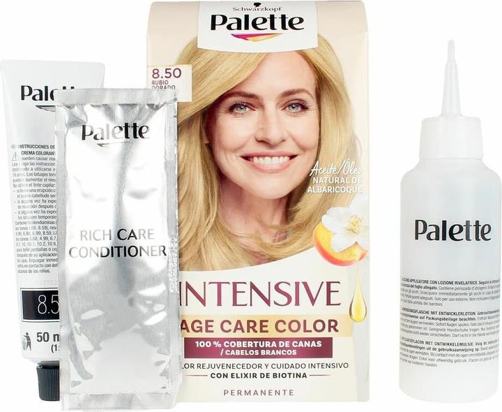 Produktbild Schwarzkopf INTENSIVE color rejuvenecedor permanente #8.50-rubio dorado 1 u (8,50-rubio dorado 1 u)