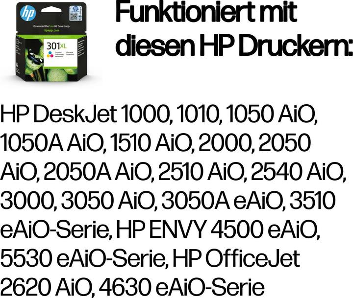 Immagine prodotto HP 301xl (M, Y, C)