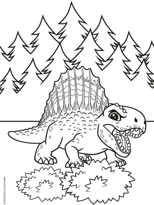 Actual product image Jurassic World Explorers: My thick colouring pad