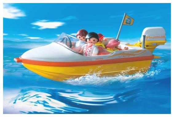 Produktbild Playmobil Familyvan mit Bootsanhänger (4144, Playmobil Family Fun)