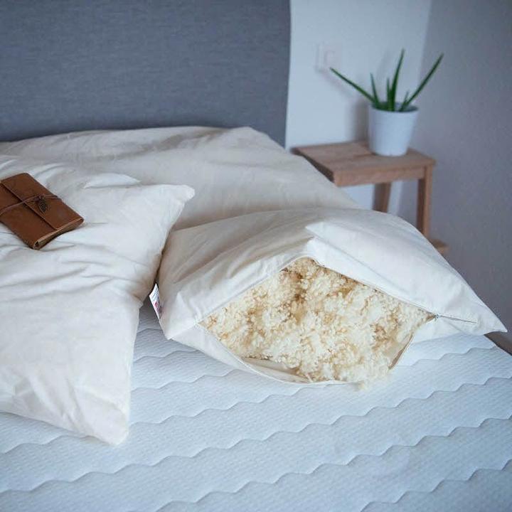 Actual product image Alpur Sheep's wool pillow