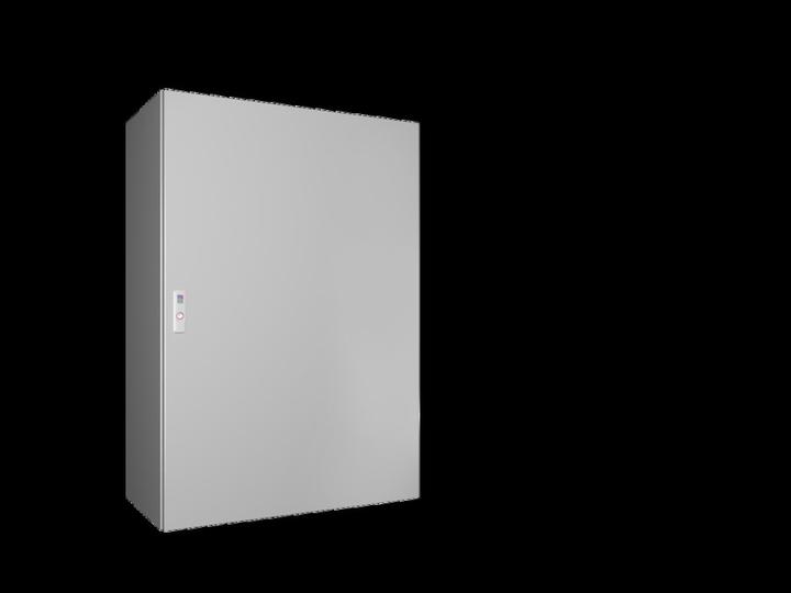 Actual product image Rittal AX 1281.000 Switch cabinet 800 x 1200 x 400 sheet steel light grey (RAL 7035) 1pce.
