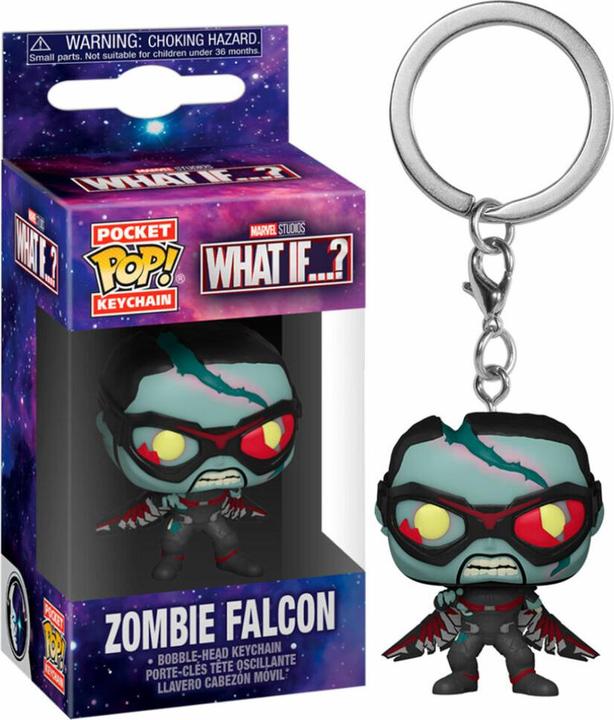 Image du produit Funko Portachiavi Pop! What If - Zombie : Falcon