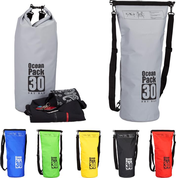 Immagine prodotto Relaxdays Zaino impermeabile Ocean Pack 30L (30 l)