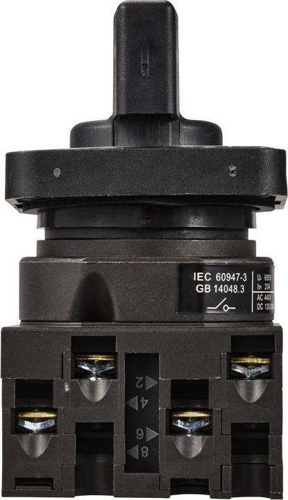 Actual product image Tru Components TC-LW40-20 C04/2A48I Nockenschalter 20 A 690 V 1 x 45 ° Schwarz