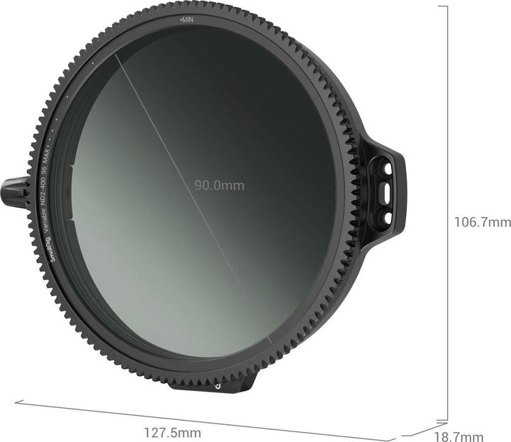 Actual product image SmallRig Lens Filter CPL-VND Filter Kit with Rod Clamp - 95 mm (95 mm, Neutral density filter, Polarizing filter)
