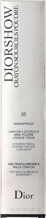 Actual product image Dior Diorshow Crayon Sourcils Poudre (05 Black)