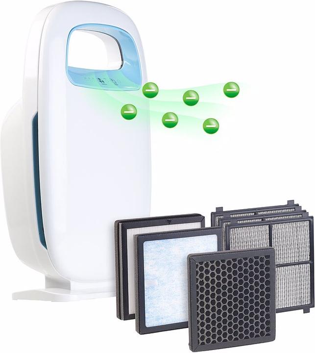 Immagine prodotto Sichler Purificatore d'aria a 5 stadi con ionizzatore incl. set di filtri di ricambio (14 m²)
