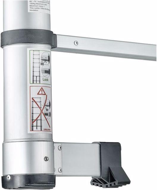 Actual product image technocraft Telescopic folding ladder (Single ladder, 374 cm)