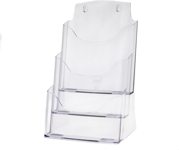 Actual product image Sigel Table leaflet holder acrylic 3xA4 (A4)