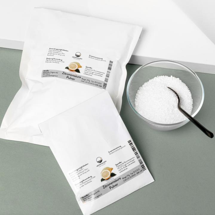 Image du produit Drogerie Abderhalden Acide citrique (1 x 250 g)