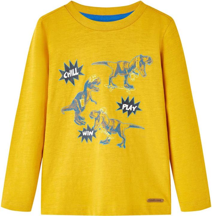 Produktbild VidaXL Kinder-Langarmshirt Ocker 116,Material: 100 (116)