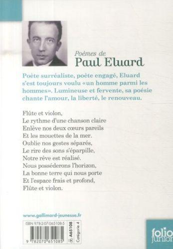 Actual product image Poèmes de Paul Eluard (French, Eluard Paul, 2014)