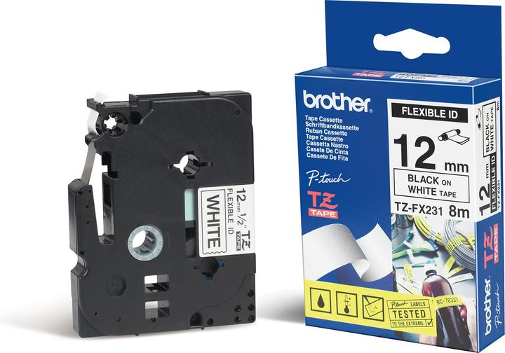 Produktbild Brother Tze-Fx231 (1.20 cm, Schwarz)