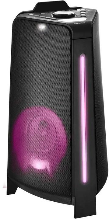 Actual product image Medion MD 43552 Party speaker black (4 h, Electrical connection, Rechargeable battery operated)