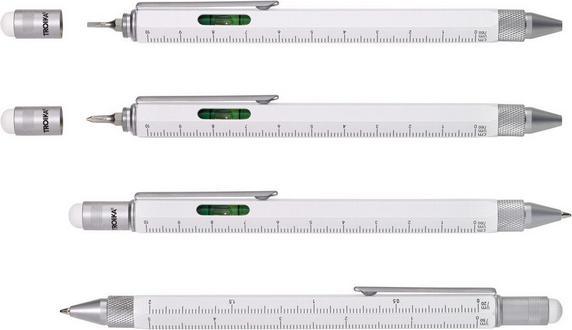 Produktbild Troika CONSTRUCTION Kugelschreiber (Weiss, 4 x)