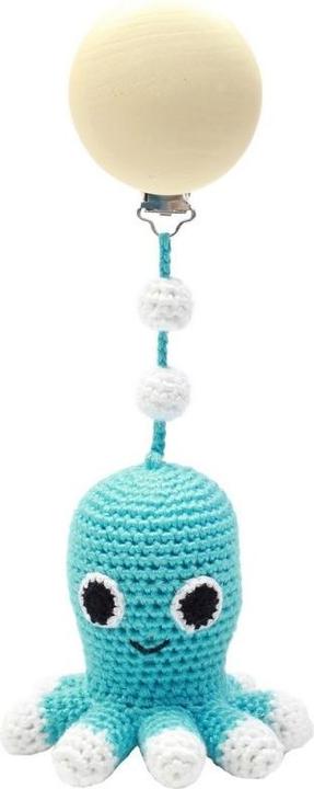 Actual product image nature Zoo natureZOO pram toy, Turquoise Octopus
