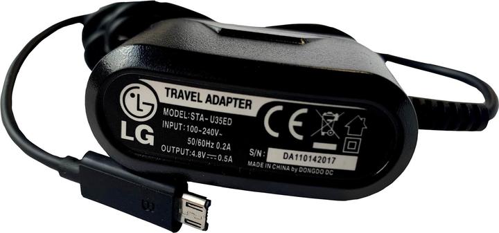 LG Chargeur STA-U33/U34/U35, 0,5A, Micro USB, noir, Bulk