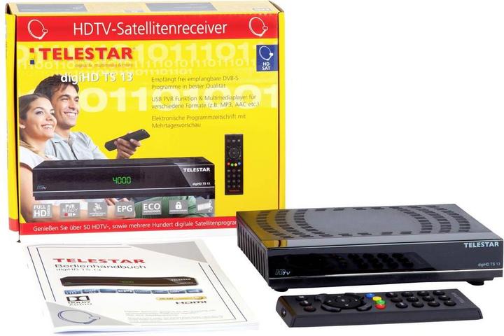 Produktbild Telestar digiHD TS 13 (5000 GB, DVB-S, DVB-S2)