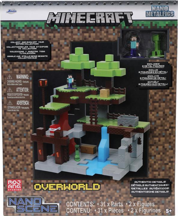 Actual product image Jada Minecraft Nano Scene Overworld