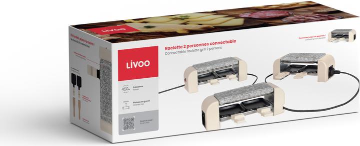 Image du produit Livoo Raclette 2 personnes connectable
