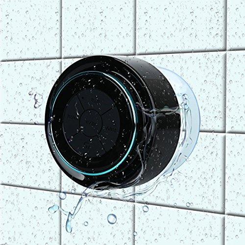 Actual product image Haissky Bluetooth shower speaker (8 h, Rechargeable battery operated)