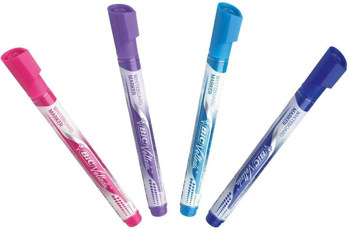 Image du produit Bic Marqueur pour tableau blanc Velleda (Bleu clair, Lila, Rose, Bleu foncé, 4.20 mm)