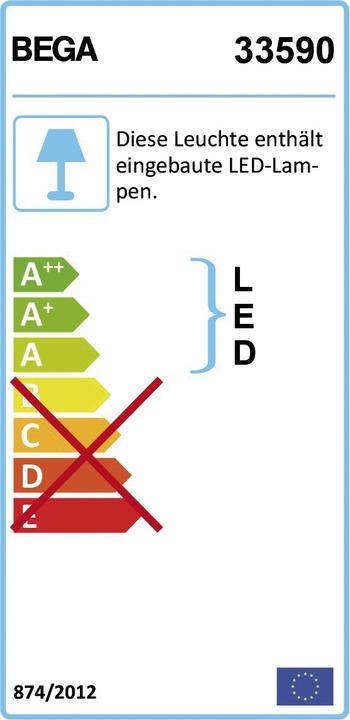 Energie-Label Bega Wand- & Deckenleuchten (293 lm, IP64)