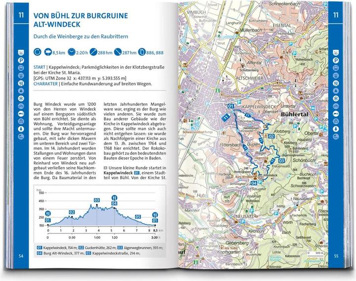 Actual product image Hiking guide Black Forest Central-North, 50 tours