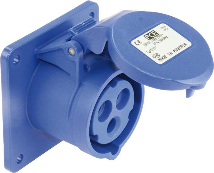 Immagine prodotto PCE 315-6TTf7 Scatola di derivazione diritta 16A 5p 6h IP44/54 Turbo Twist (flangia 75x75 - interasse