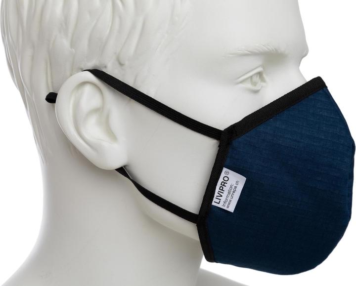 Actual product image Unrepa Community fabric mask LIVIPRO Compact, washable, size M (1 x)