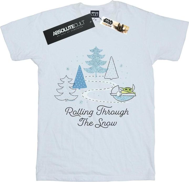 Image du produit Star Wars - T-shirt THE MANDALORIAN ROLLING THROUGH THE SNOW - Homme (L)